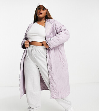 plus size quilted jacket uk
