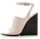 Thumbnail for your product : CNC Costume National Leather Wedge Sandals