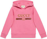 Thumbnail for your product : Gucci Vintage Logo Hooded Sweatshirt, Size 4-10