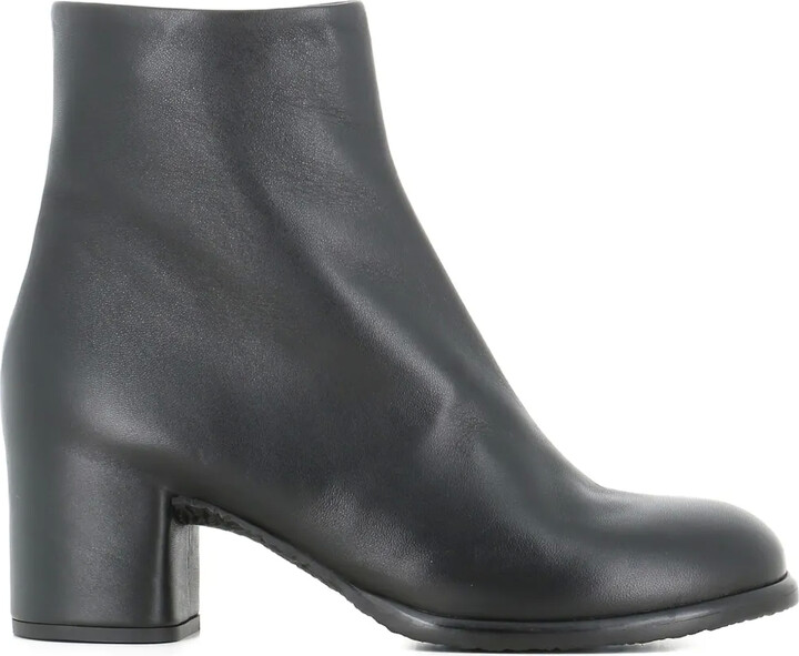 Del Carlo Leather Ankle Boots