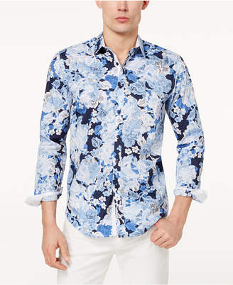 INC International Concepts Men's Floral Shirt, Created for Macy's