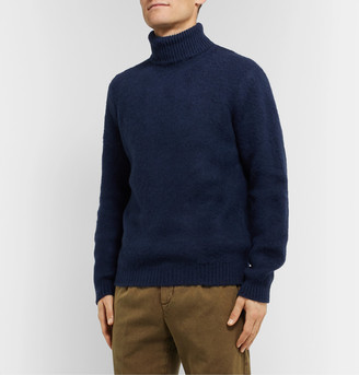 Massimo Alba Milton Brushed-Cashmere Rollneck Sweater