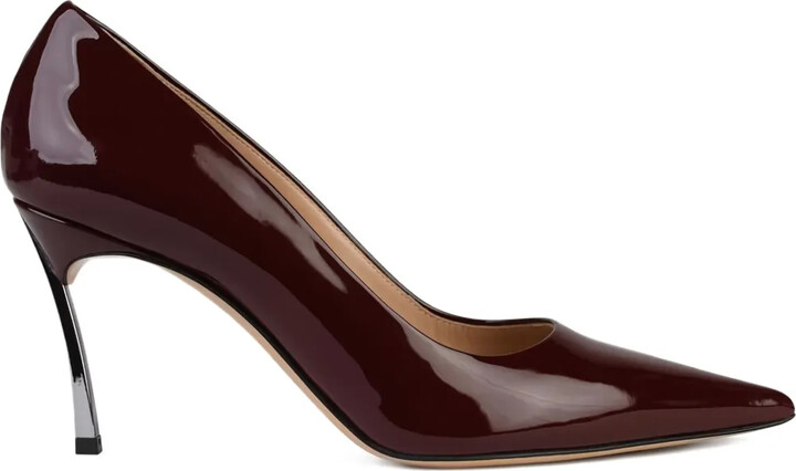 Casadei 80mm Pointed-Toe Pumps