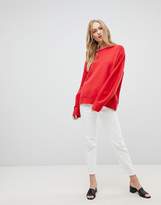 Thumbnail for your product : ASOS Design Jumper In Oversize With Banana Sleeve