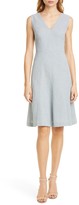 Thumbnail for your product : Tailored by Rebecca Taylor Sleeveless Linen Blend Fit & Flare Dress