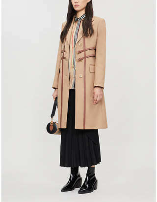 Burberry Callington belted wool trench coat