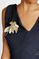 Thumbnail for your product : Marni Brooch with Leather