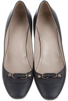 Thumbnail for your product : Balenciaga Leather Round-Toe Pumps