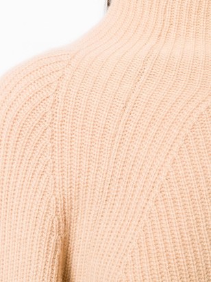 N.Peal Relaxed Fit Ribbed Jumper