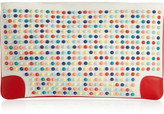 Thumbnail for your product : Christian Louboutin Loubiposh studded leather clutch