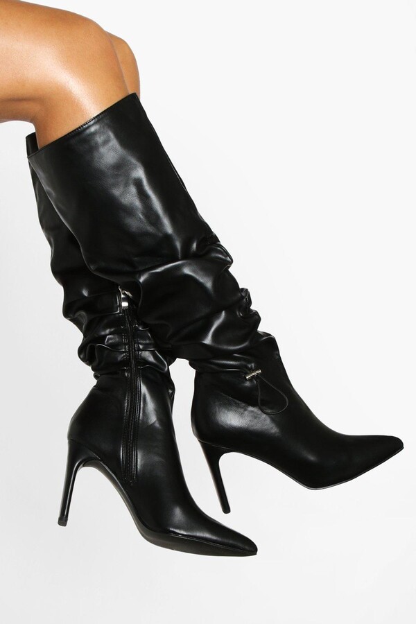 black stiletto boots