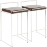 Thumbnail for your product : Lumisource Set Of 2 Fuji Counter Stools