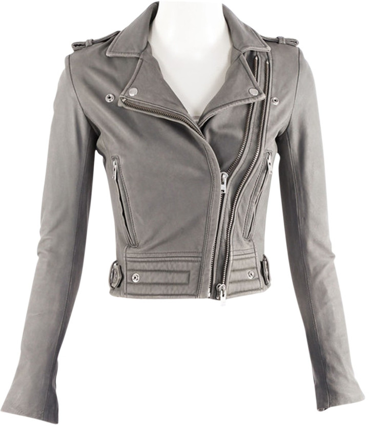 iro green leather jacket