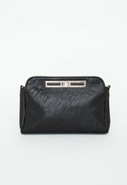Thumbnail for your product : Missguided Black Abidemi Black Shoulder Strap Bag