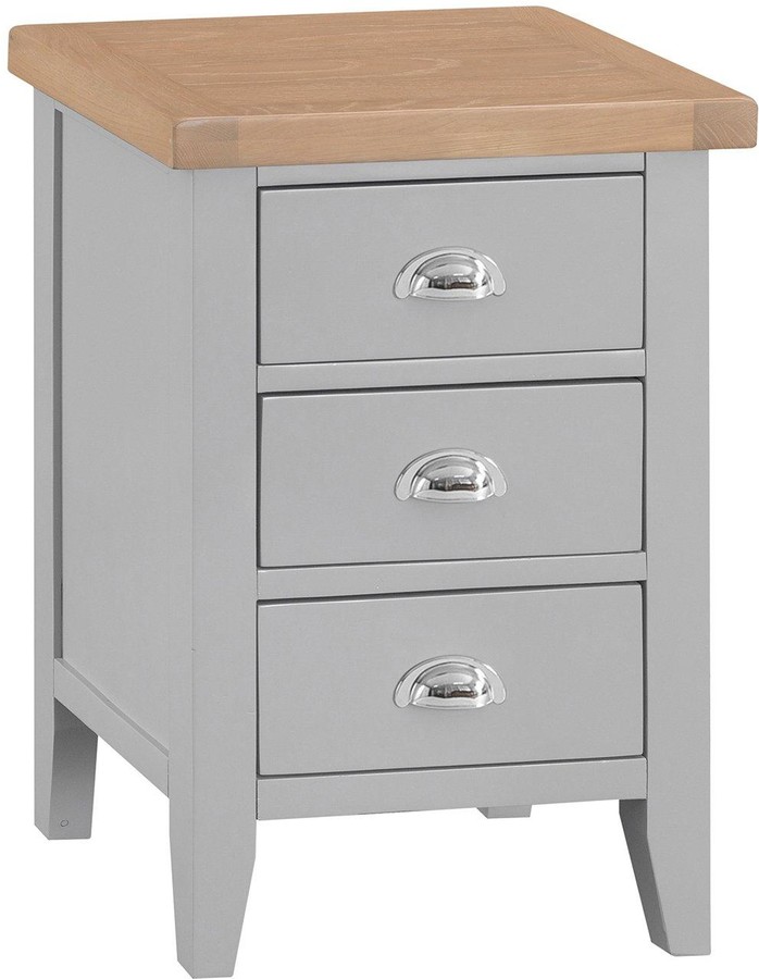 K Interiors Harrow Ready Assembled 3 Drawer Bedside Chest ShopStyle