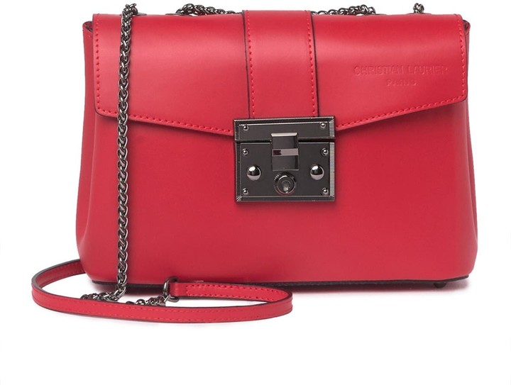 Christian Laurier Nell Chain Strap Leather Crossbody Bag - ShopStyle