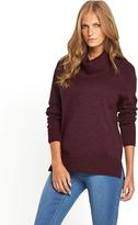 Thumbnail for your product : Savoir Roll Neck Marl Split Side Tunic
