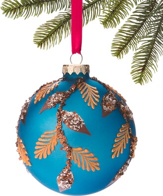 Holiday Lane Burgundy and Blush Plastic Ornaments, Set of 16