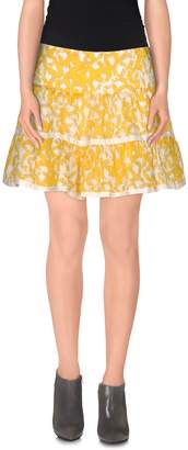 Gold Case Mini skirts