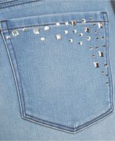 Thumbnail for your product : Style&Co. Curvy-Fit Embellished Capri Jeans, Tinted Sky Wash