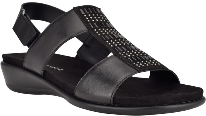 Easy Spirit Women's Hazel Embellished Slingback Sandals