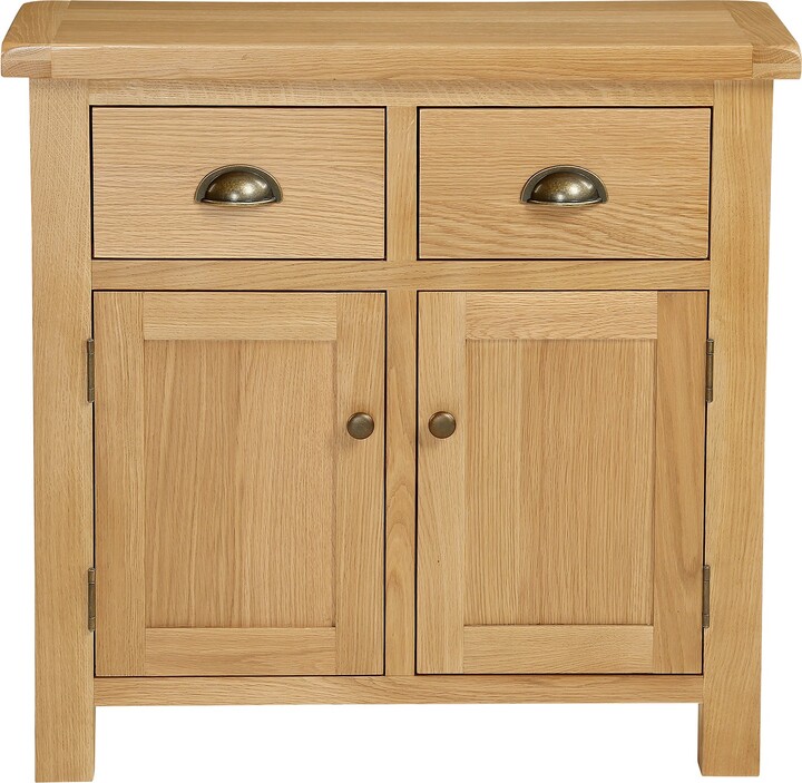 Dunelm Sherbourne Oak Mini Sideboard Natural Brown ShopStyle Chests