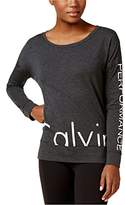 Thumbnail for your product : Calvin Klein Women's Long Sleve Logo Tee