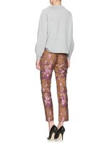 Thumbnail for your product : Vika Gazinskaya Pansy Brocade Skinny Trousers