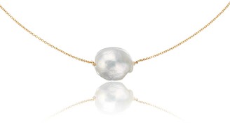 Lily & Roo Gold Baroque Pearl Choker
