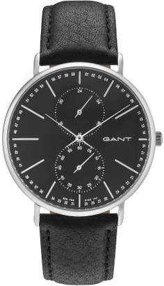 Gant Wilmington, Steel, Black Dial - Black Leather