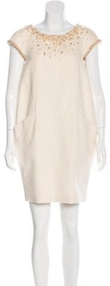 Emilio Pucci Embellished Wool Dress