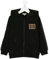 Thumbnail for your product : Kenzo Kids logo patch hoodie
