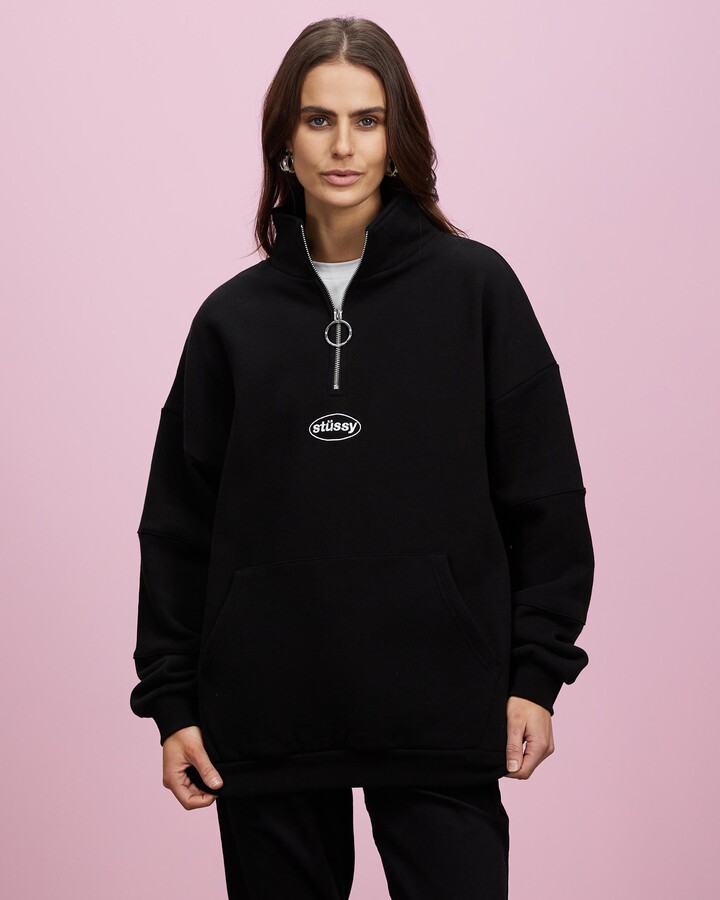 Hoodie Sweatshirts Stussy Soul Hood Stussy Women's Black Zip