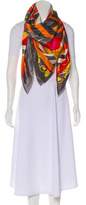 Thumbnail for your product : Hermes Astrologie Nouvelle Perfore Silk Shawl