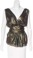 Thumbnail for your product : French Connection Sleeveless Metallic Top