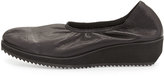 Thumbnail for your product : Eileen Fisher Mellow Leather Slip-On Flat, Black