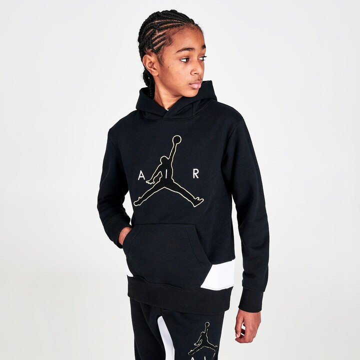 Jordbær jul Diplomatiske spørgsmål Jordan Boys' Jumpman by Nike Metallic Hoodie - ShopStyle