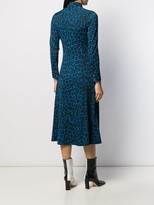 Thumbnail for your product : Paul Smith Leopard-Print Shirt Midi Dress