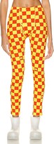 Thumbnail for your product : ERL Checker Print Waffle Longjohns in Orange