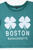 Thumbnail for your product : Truly Madly Deeply Boston Shamrock Cropped Tee