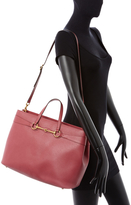 Thumbnail for your product : Gucci Bright Bit Etched Leather Large Convertible Tote