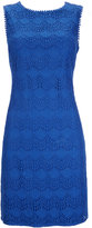 Thumbnail for your product : Wallis Petite Blue Lace Shift Dress