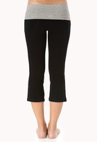 Thumbnail for your product : Forever 21 Foldover Yoga Capris