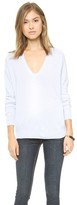 Thumbnail for your product : SOYER Saddle V Neck Cashmere Sweater