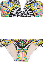 Thumbnail for your product : Mara Hoffman Printed bandeau bikini