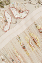 Thumbnail for your product : Needle & Thread Embellished Tulle Gown - Off-white