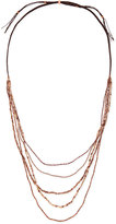 Thumbnail for your product : Nakamol Beaded Multi-Strand Necklace, Brown/Pink/Bronze