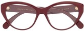 Thumbnail for your product : Gucci Eyewear Logo Cat-Eye Sunglasses