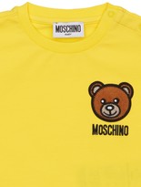 Thumbnail for your product : Moschino Bear Embroidered Cotton Jersey T-shirt