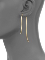 Thumbnail for your product : Paige Novick Infinity Sculptural 18K Yellow Gold Two-Part Single Cuved Earring